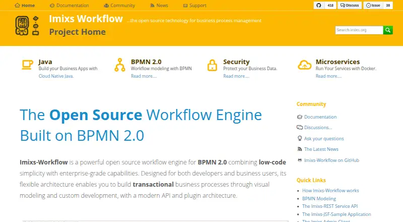 Imixs-Workflow's own site