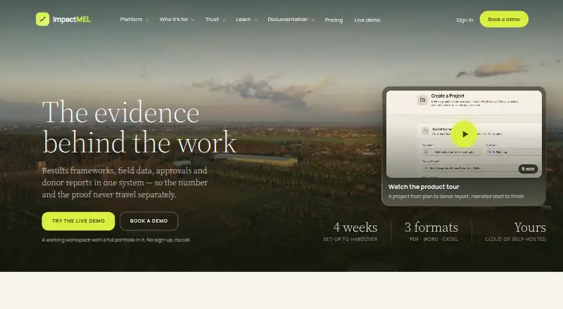 ImpactMEL's own site