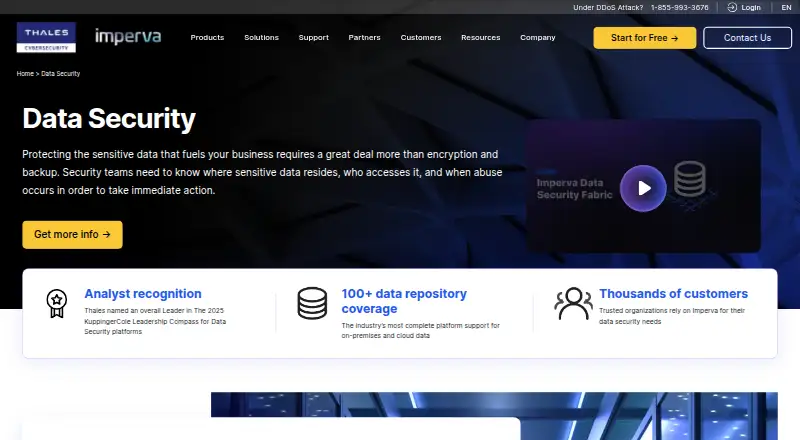 Imperva Data Security's own site