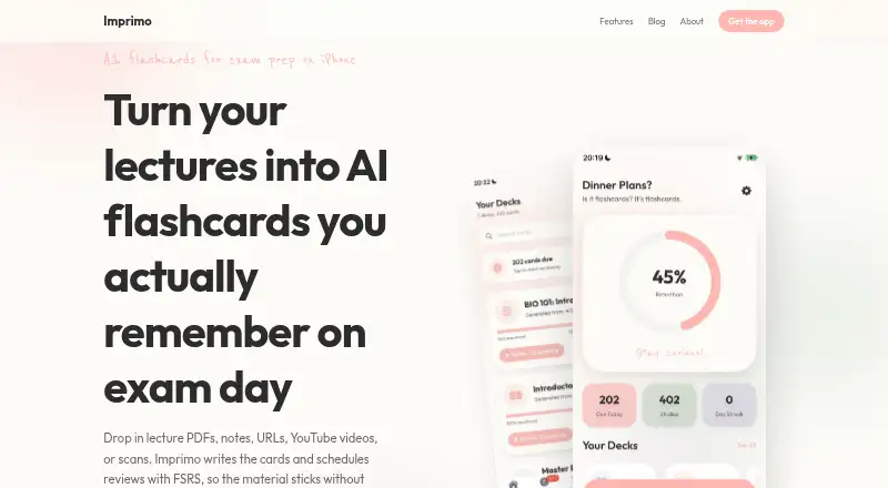 Imprimo's own site