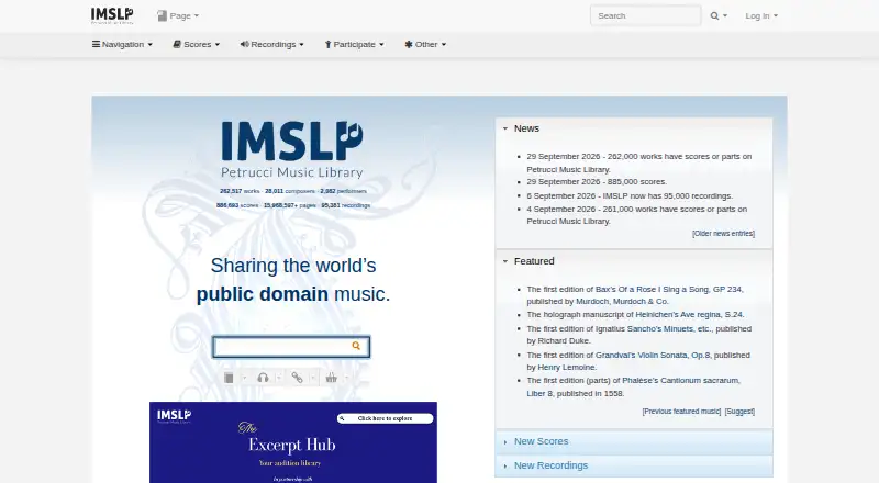 IMSLP's own site