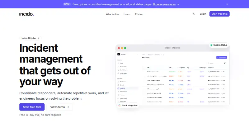 Incido's own site