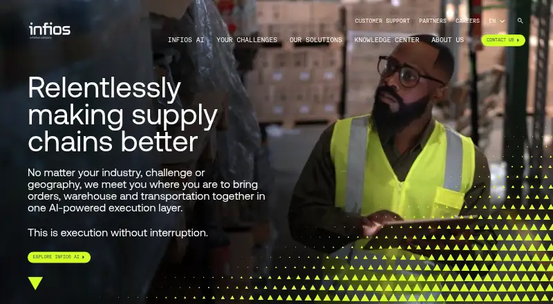Infios Freight Audit and Payment's own site