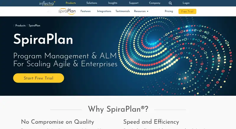 SpiraPlan's own site