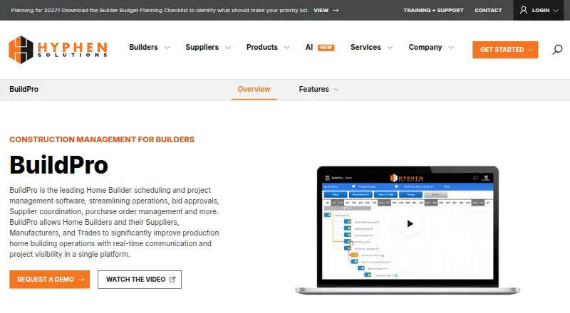 BuildPro's own site