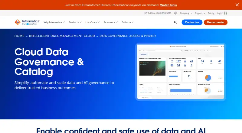 Informatica Cloud Data Marketplace's own site