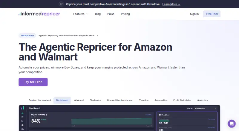Informed Repricer's own site