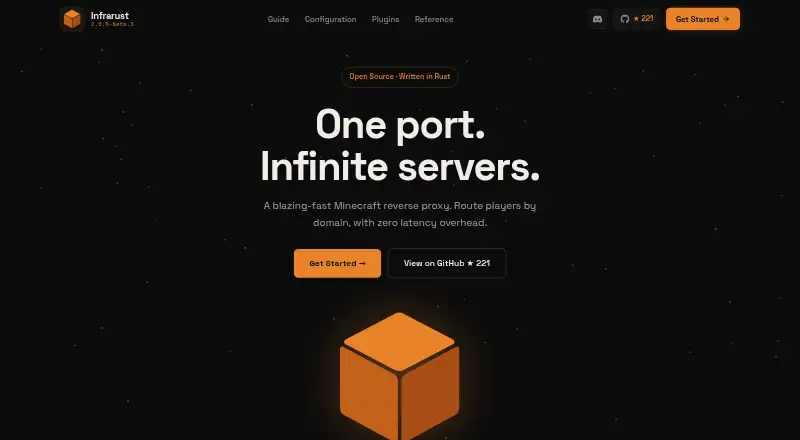 Infrarust's own site