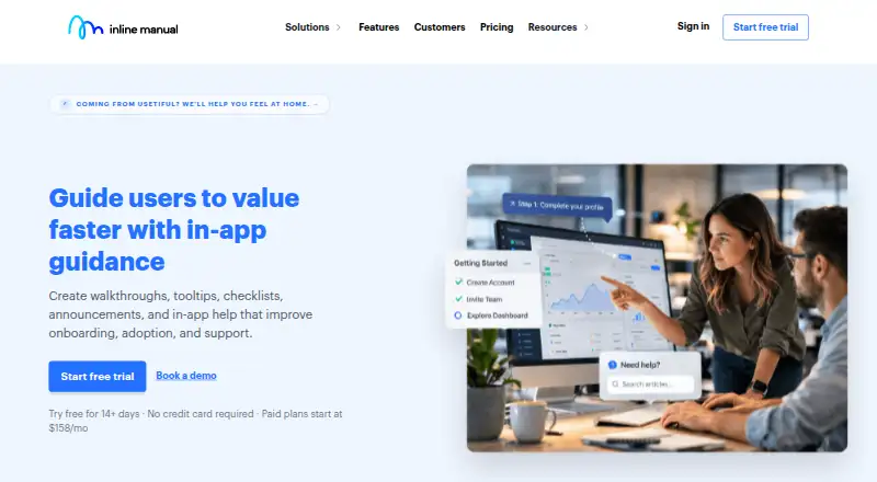 Inline Manual's own site