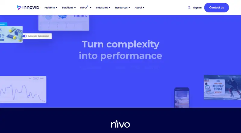 Innovid's own site