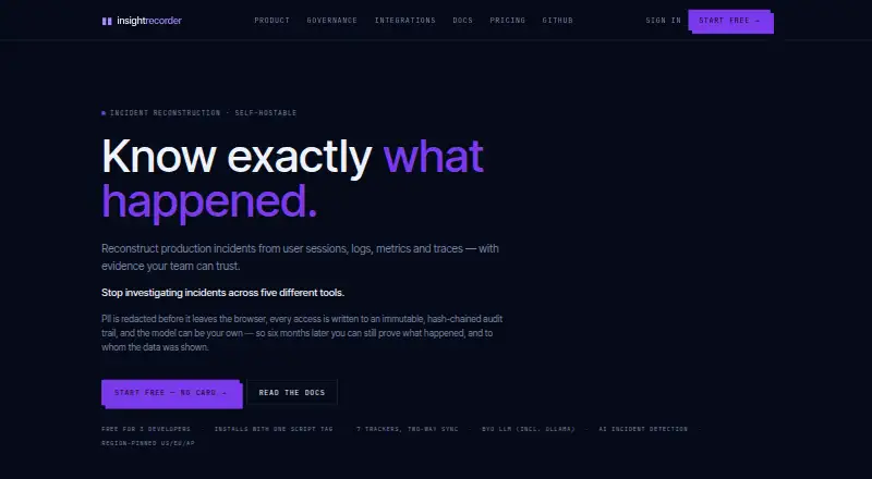 InsightRecorder's own site