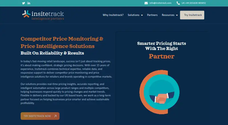 InsiteTrack's own site