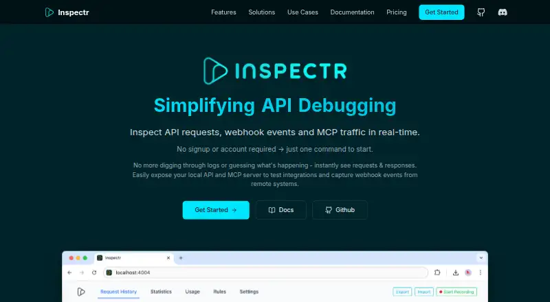 Inspectr's own site