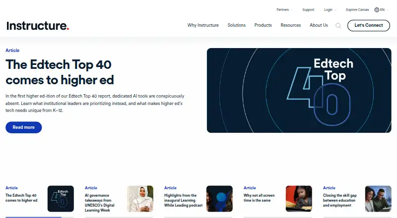 Canvas Credentials's own site