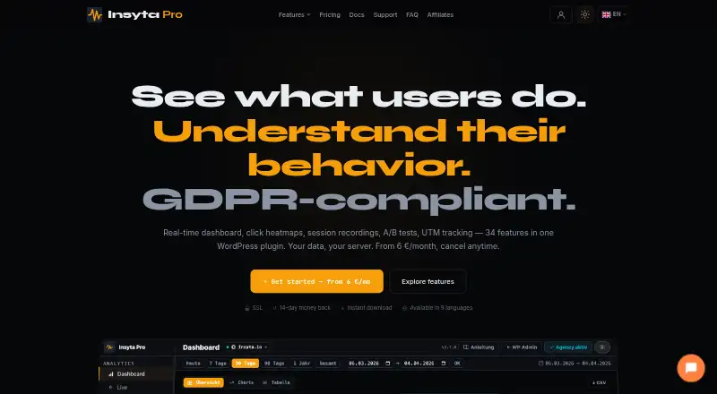 Insyta Pro's own site