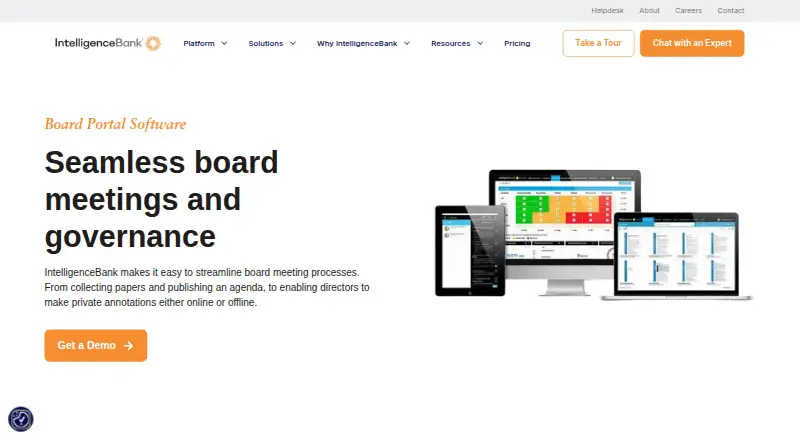 IntelligenceBank Boards's own site