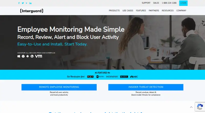 InterGuard's own site