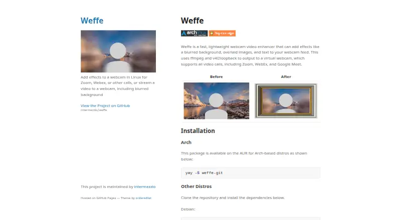 Weffe's own site