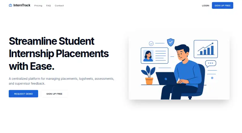 InternTrack's own site
