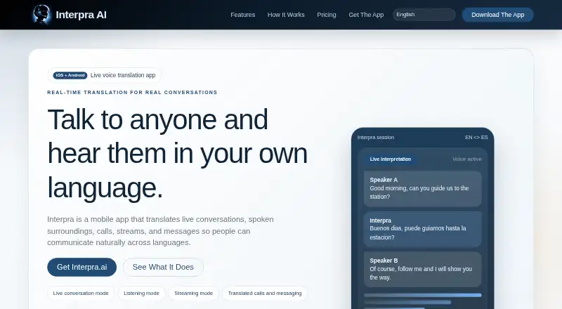 Interpra AI's own site