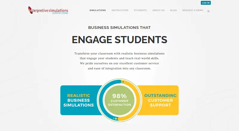 Interpretive Business Simulations's own site