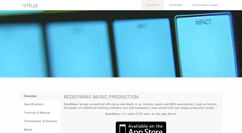 BeatMaker 3's own site