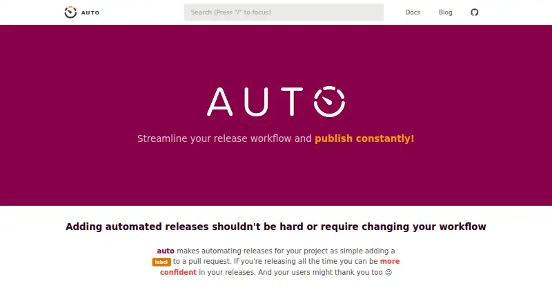 Auto's own site