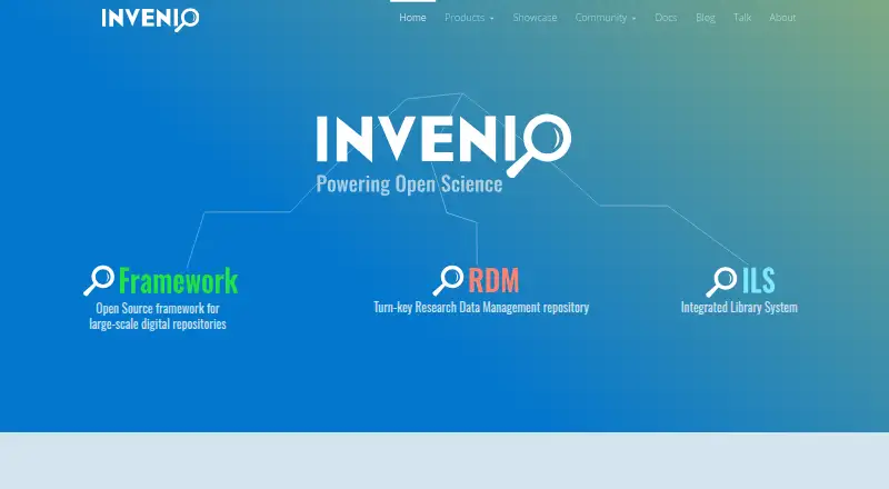Invenio's own site