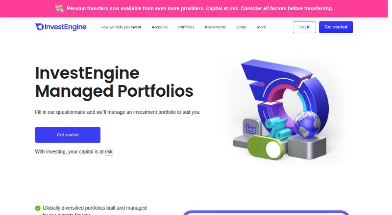 InvestEngine Managed Portfolios's own site