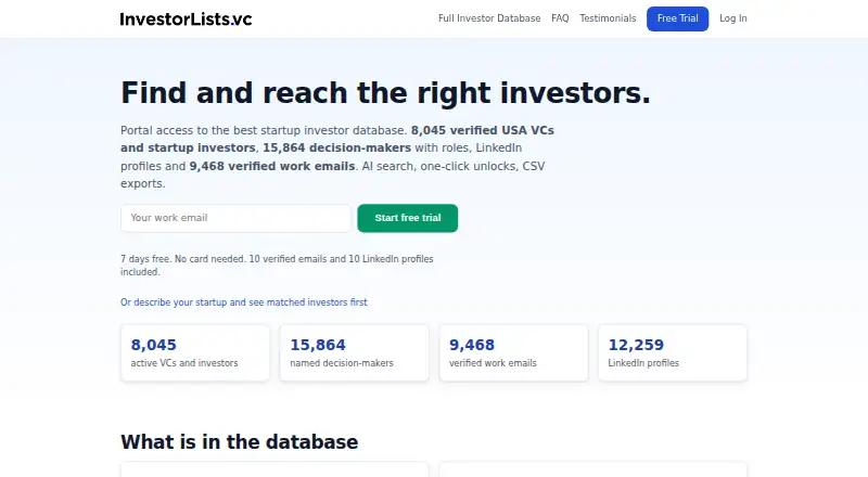 InvestorLists.vc's own site