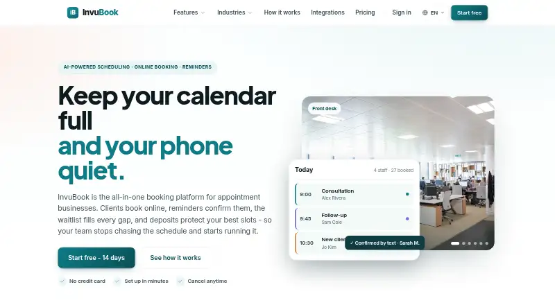 InvuBook's own site