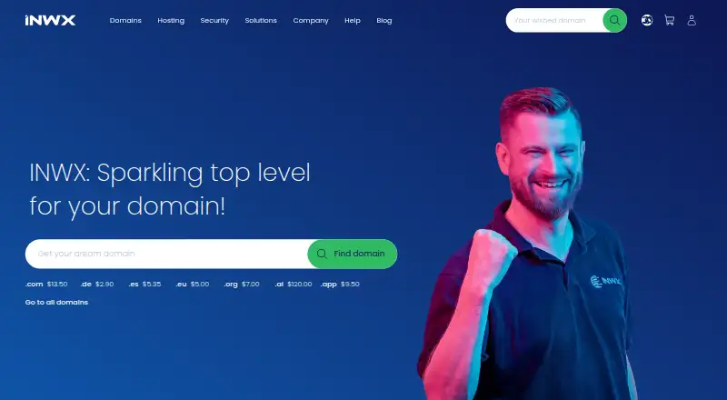 INWX's own site