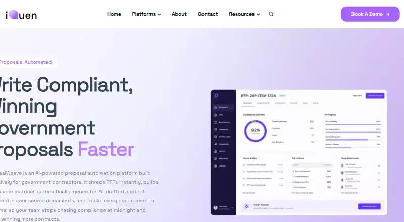 ProposalWeave's own site