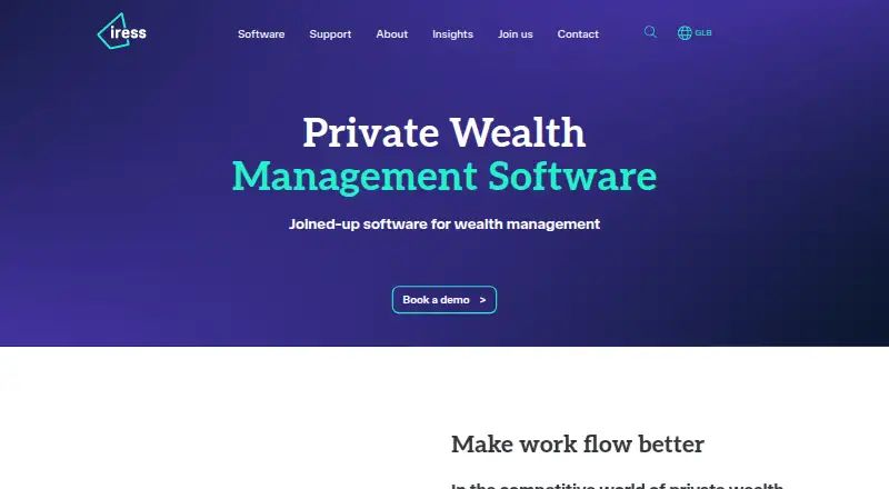 Iress Private Wealth's own site