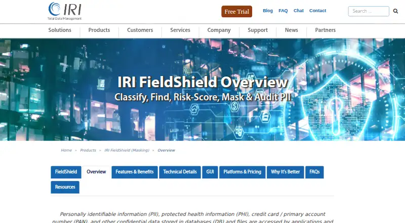 IRI FieldShield's own site