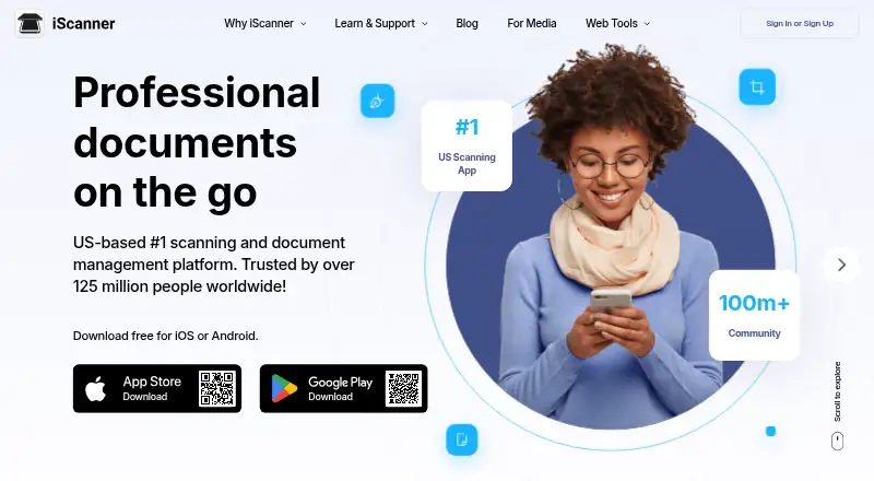 iScanner's own site
