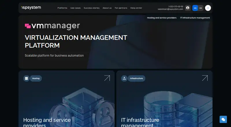 VMmanager's own site
