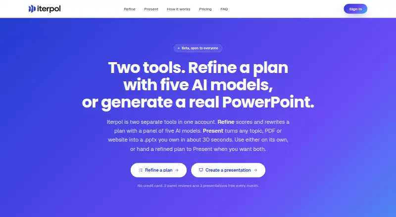 Iterpol's own site