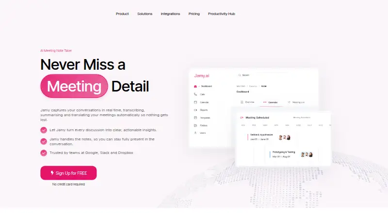 Jamy's own site