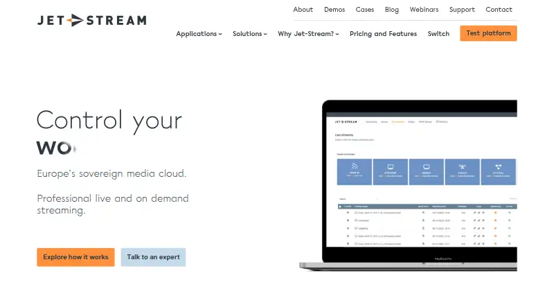 Jet-Stream CDN's own site