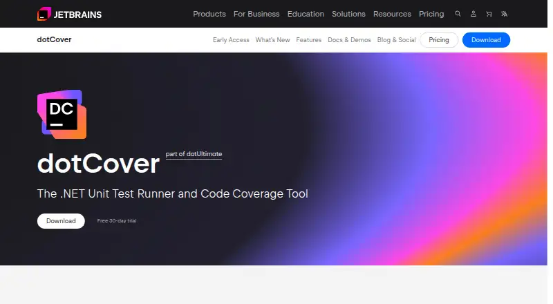 dotCover's own site