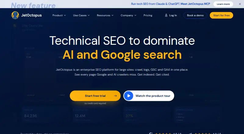JetOctopus's own site