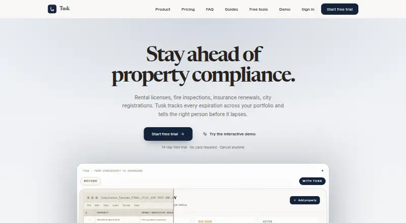 Tusk's own site