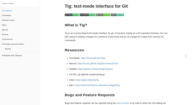 Tig's own site