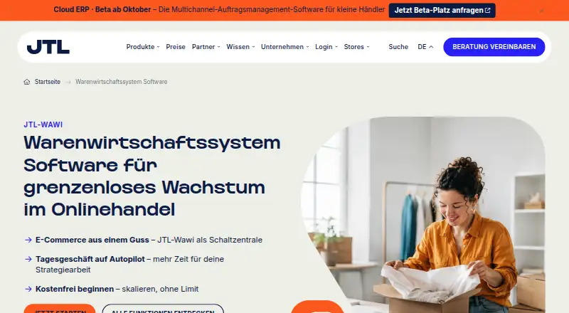 JTL-Wawi's own site