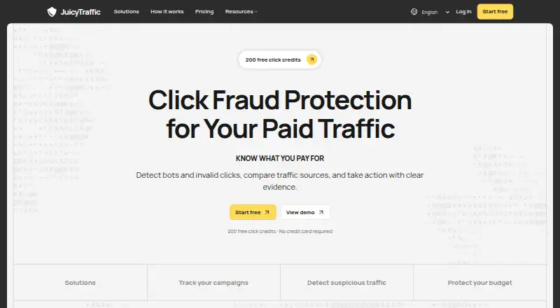 JuicyTraffic's own site