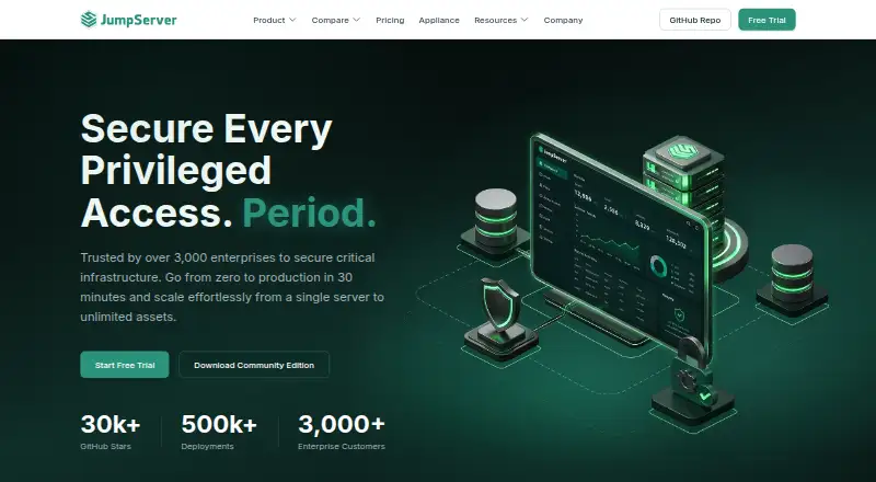 JumpServer's own site