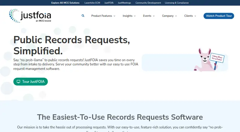 JustFOIA's own site