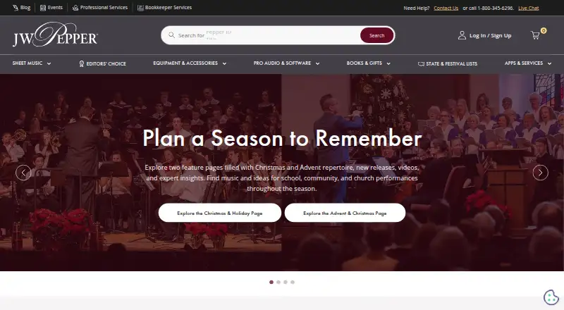 J.W. Pepper ePrint's own site