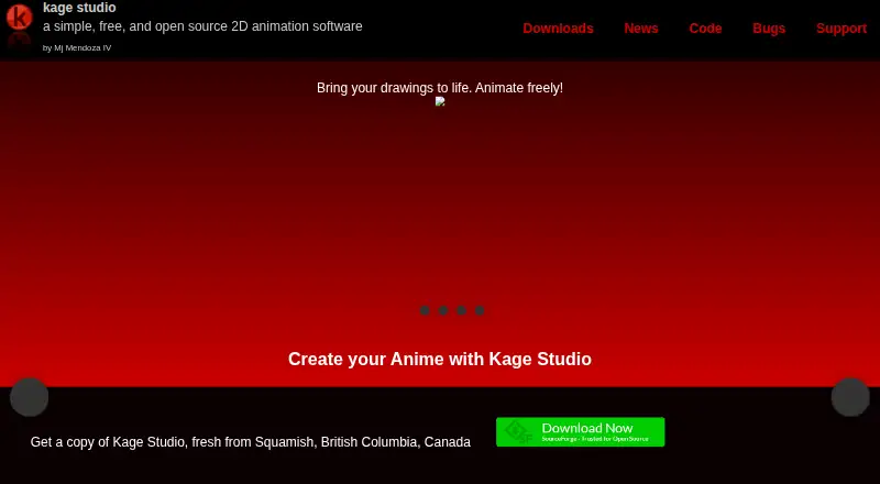 Kage Studio's own site